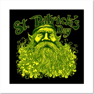 leprechaun st paddy Posters and Art